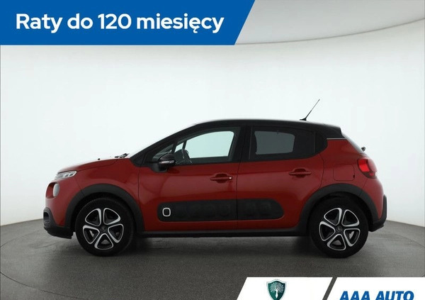 Citroen C3 cena 53000 przebieg: 49793, rok produkcji 2018 z Pruszków małe 172